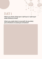 Self Love & Self Trust 30 Day Workbook